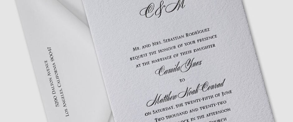 wedding invitations